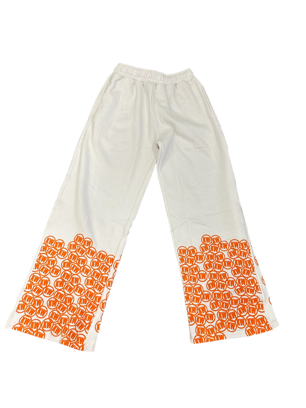 WHITE M&M PANTS